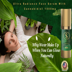 Solalusso Ultra Radiance Face Serum CBD 1000mg